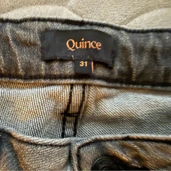 Quince Bella Stretch Relaxed Straight Jeans, size 31 - Picture 5 of 6